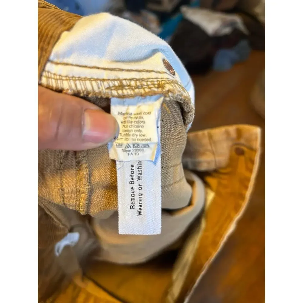 Brown J Crew Favorite Fit Loose Straight Corduroy Pants  - (Women's 28S‎ | 32S)